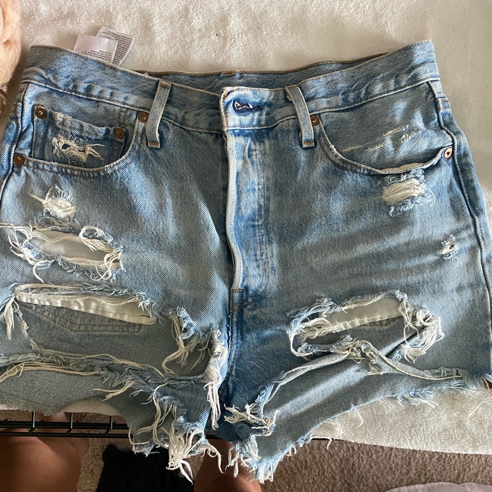 Levi Jean shorts high rise